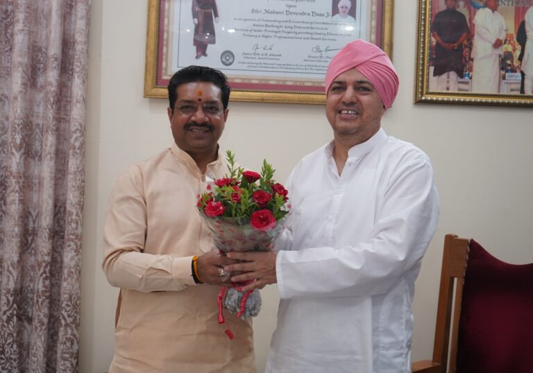 धर्म: SGRRU की भाजपा प्रदेश संगठन महामंत्री ने की जमकर तारीफ़