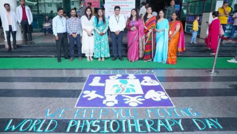 आयोजन:श्री महंत इन्दिरेश अस्पताल मे फिजियोथैरेपी डे पर कार्यक्रम आयोजित