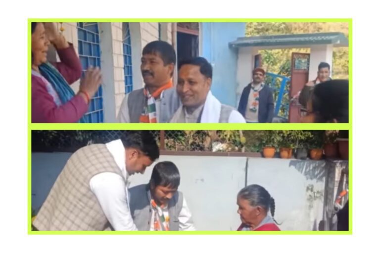 राजनीति: घर-घर जाकर जनता से आशीर्वाद ले रहे रामलाल, वोट करने की अपील