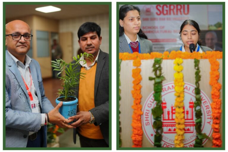 आयोजन:कनाडाई प्रोफेसर का श्री गुरु राम राय विश्वविद्यालय में व्याख्यान आयोजित