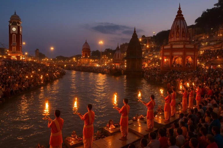 हरिद्वार गंगा घाट, गंगा आरती, हरिद्वार भीड़