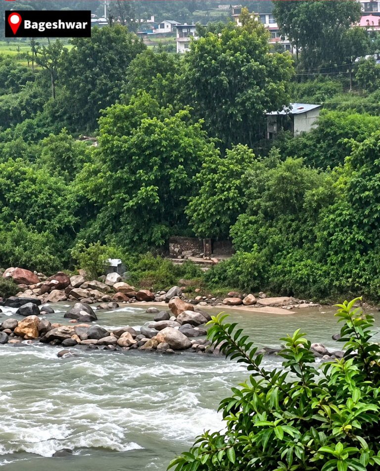 बागेश्वर में झमाझम बारिश से जनजीवन अस्त-व्यस्त, सड़कों पर मलबा आने से बाधित हुआ यातायात